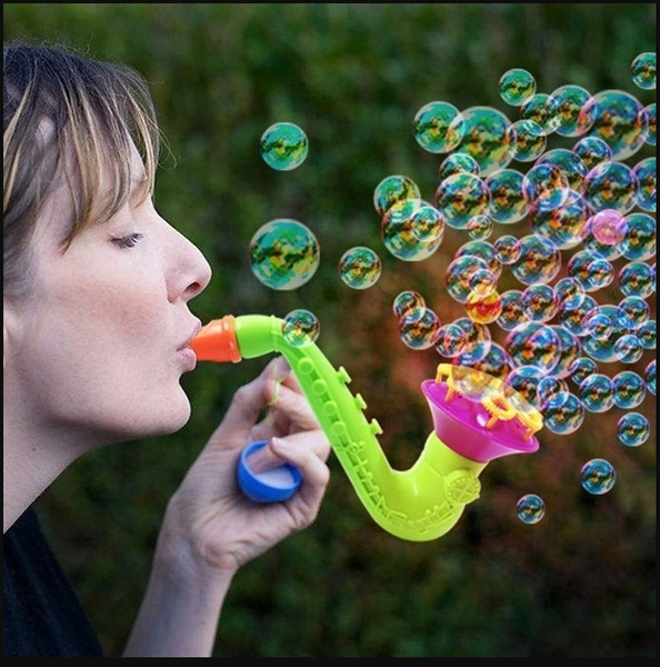 Water Blowing Toys Bubble Soap Bubble Blower Outdoor Kids Children Toys Gift 