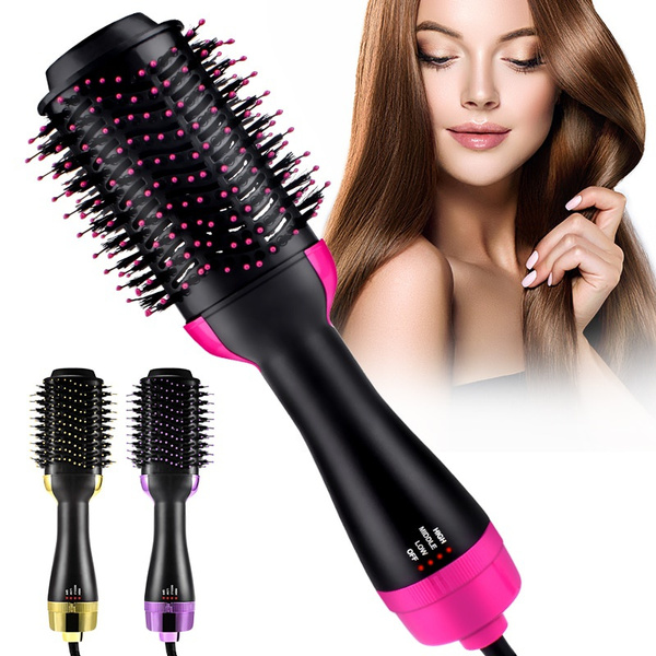Hair Straightener Curler Comb Roller One Step Electric Ion Blow Dryer Brush  1200W Hair Dryer Hot Air Brush Styler and Volumizer | Wish