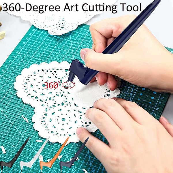 360-Degree Craft Cutting Tools - Gyro-Cut Craft Cutting Tool, Precision Art  Knife Cutter, Stainless Steel Craft Knives With 360-Degree Art Cutting Tool  For Craft, Paper-Cutting, Stencil