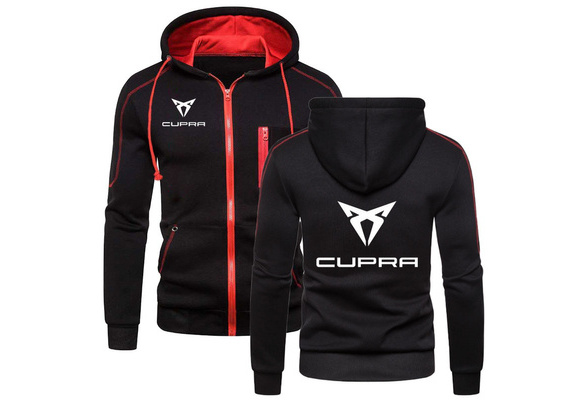 Cupra Spring Hoodie Coat Zip up Jacket Warm Sweatshirt For Men