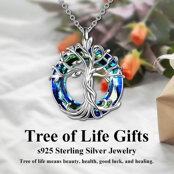 HEDQFM 7 Chakra Crystal Necklace Handmade Tree of India | Ubuy