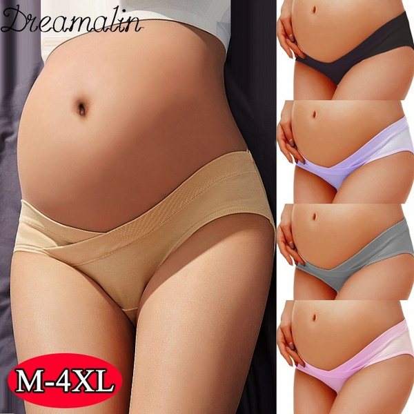 M-4XL Women Soft Cotton Maternity Panties Fit Pregnant High Waist Panties  Maternity Brief Underwear