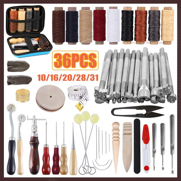 Leathercraft Tools Kit Professional Hand Sewing Saddle Groover