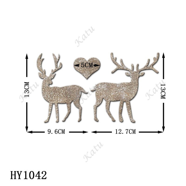 Christmas Elk Cutting Dies Wooden Dies Suitable for Common Die Cutting