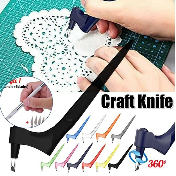 Handmade Tools Rubber Stamp Papercut Model Pen Craft Cutting Tool
