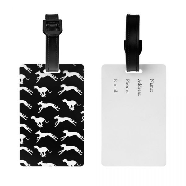 Luggage Tags Funny Hunting Dogs Travel Suitcase Identifiers Labels For ...