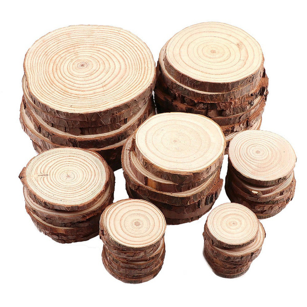 Round Wooden Discs Crafts, Round Wood Slices Crafts