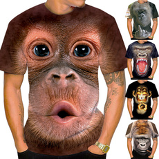 Hip Hop, Summer, Funny T Shirt, monkey