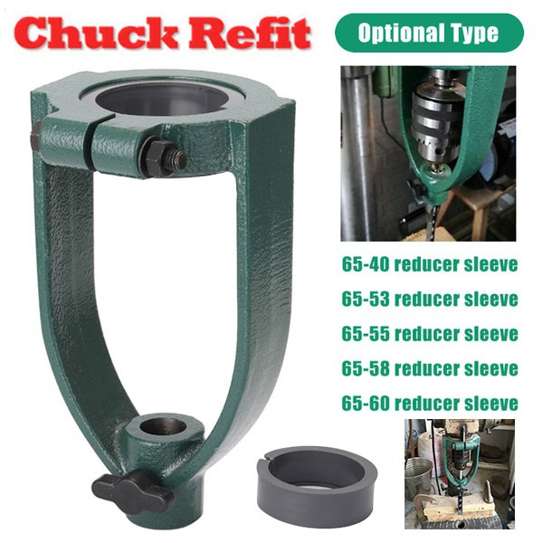 Chuck Refit Accessory Bench Drill To Square Tenon Machine Converter