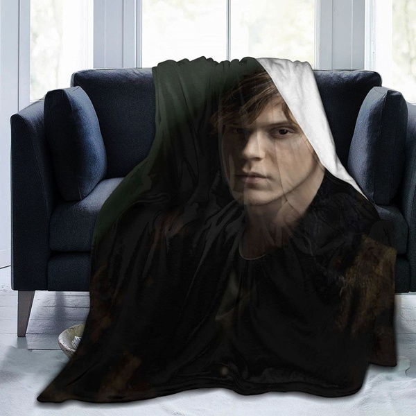 Evan Peters Blanket Lamb Blanket 3D Print Plush Blanket Bedding Decor ...