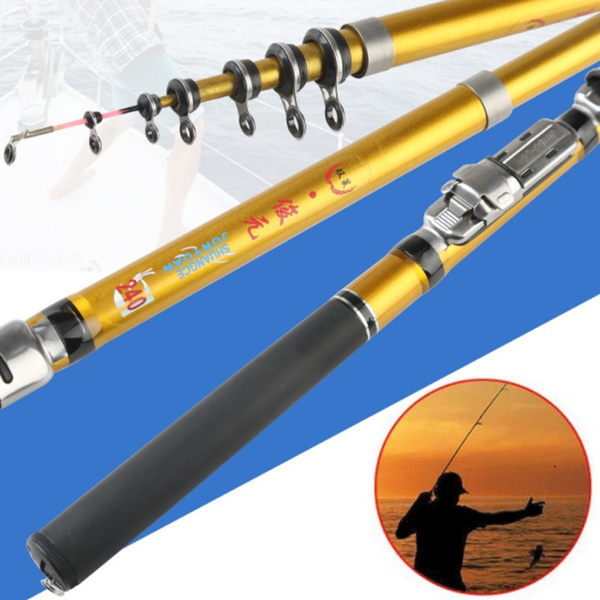 Fishing Rod Ultra Light Portable Travel Pole for Fishing Outdoors