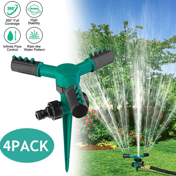 2021 New 4pcs/3pcs/2pcs/1pcs Automatic 360 Degree Rotatation Lawn