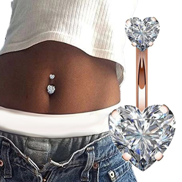 Double on sale navel jewelry