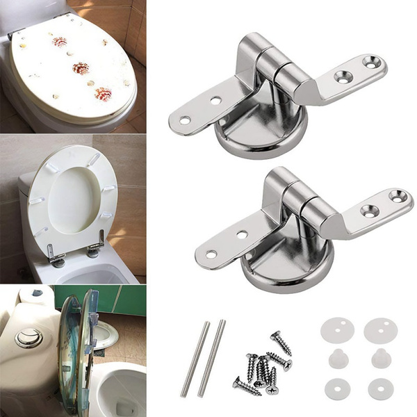Toilet Lid Screws Toilet Seat Hinge Set Toilet Seat Parts with Bolts