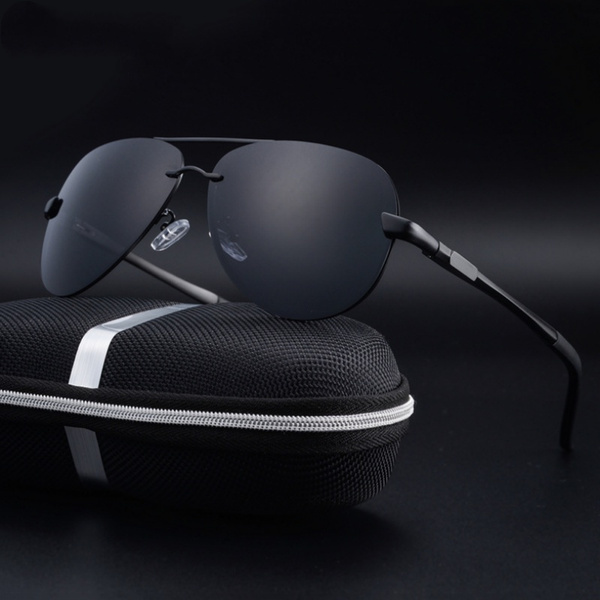 Men's Fashion Sunglasses Sport Outdoor Polarized Eyewear UV 400 Brand Design Anti UV Driving