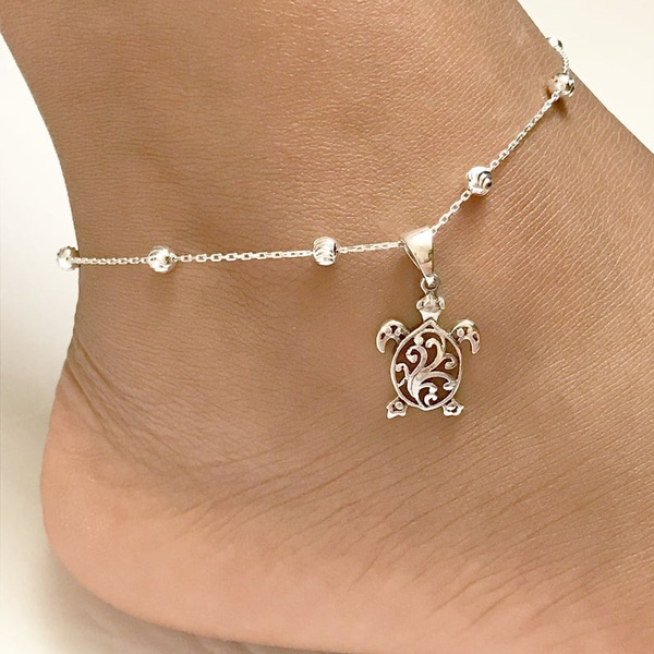 Sea turtle store anklet bracelets