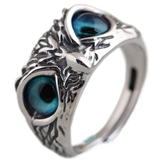 Demon, Owl, eye, Jewelry