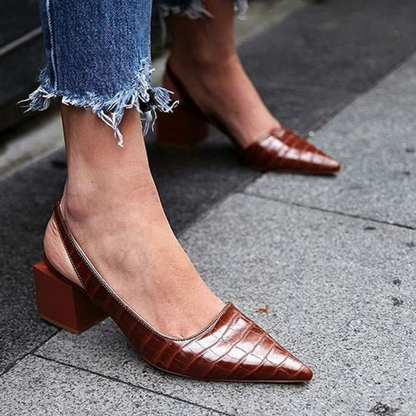 Women's High Heel Pointed Toe Pumps – Ankle Tie Stiletto Party & Office Shoes
