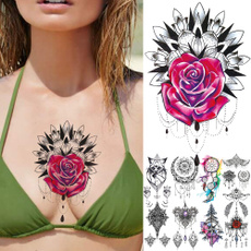 tattoo, fake tattoo, Flowers, Jewelry
