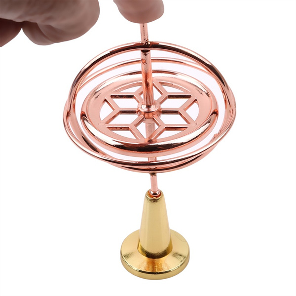 Metal Gyroscope Spinner Gyro Science Educational Learning Balance Toy Gifts SH 
