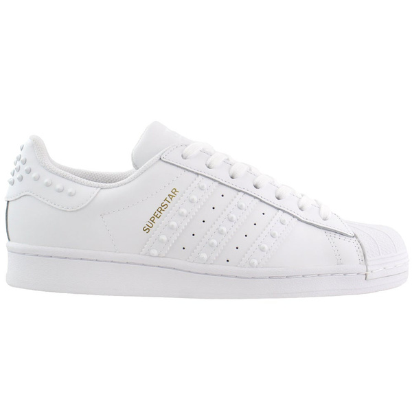 adidas superstar studded white