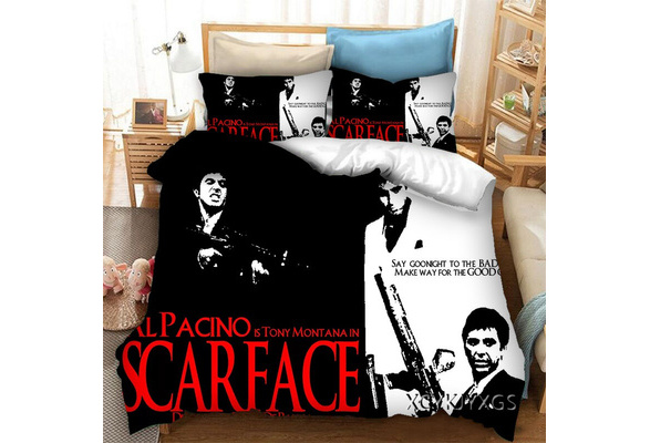 Scarface blanket best sale queen size