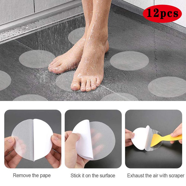 Large Shower Non-slip Bath Mat  Anti-slip Shower Bathroom Mat