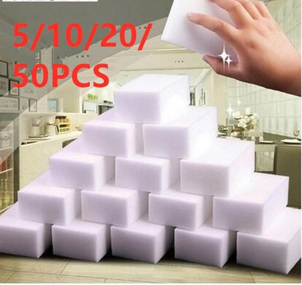 20/40/100PCS Magic Sponge Eraser Cleaning Melamine Multi-functional Foam Cleaner 