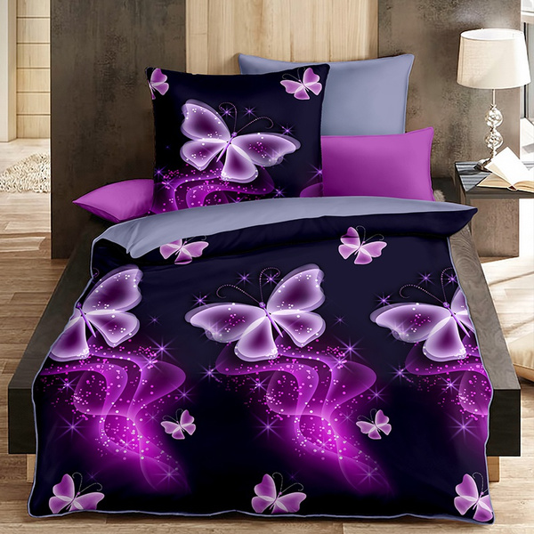 Details about   3D Butterfly NAM9129 Bed Pillowcases Quilt Duvet Cover Set Fay show original title 
