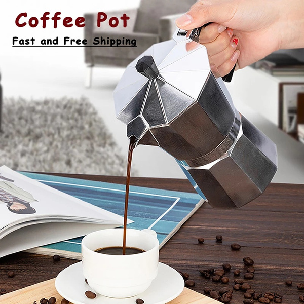 50 Italian Aluminum Mocha Coffee Kettle 