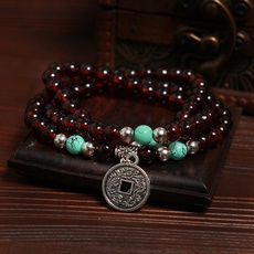 Charm Bracelet, tibetanjewelry, mensbeadbracelet, buddhabracelet