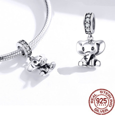 Sterling, braceletdiy, elephantcharm, cute