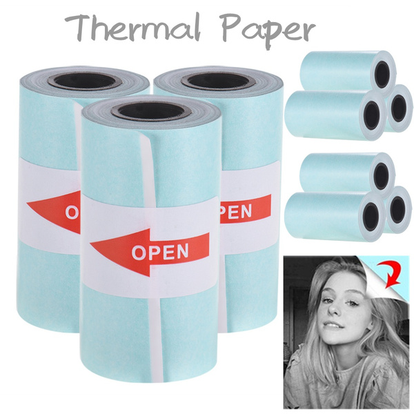 1/3 Roll Printable Sticker Paper Roll 57x30mm Self adhesive Thermal 1/3 Roll Printable Sticker Paper Roll 57x30mm Self adhesive Thermal