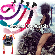suctioncupbraid, Helmet, motorcyclehelmetbraid, Hair Extensions