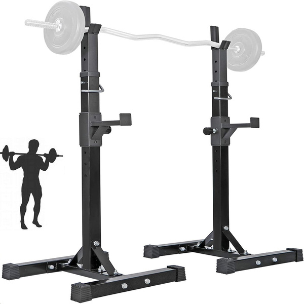 Weight Bench With Rack Adjustable Squat Rack – 690LBS Capacity, 13 - Main Image