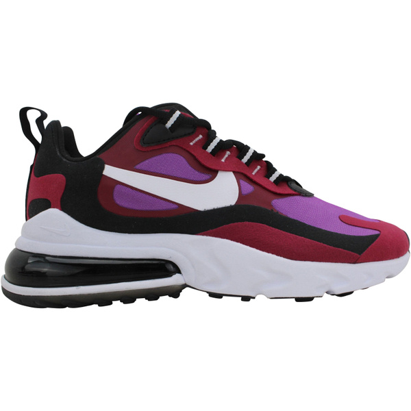 Nike Air Max 270 React Women's Shoes Noble Red-Black-Vivid Purple