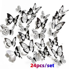 butterfly, PVC wall stickers, Decor, Home & Office