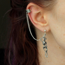 Goth, Jewelry, Chain, Stud Earring