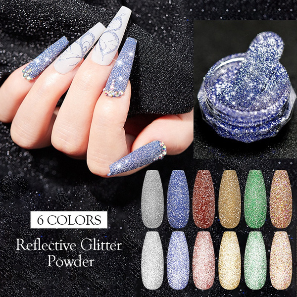 Diamond Crystal Nail Powder Pigment Glitter