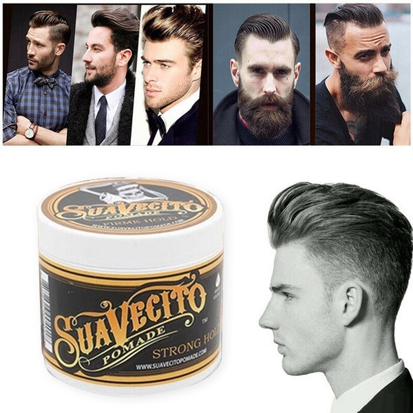 113g Strong Hair Style Restore Pomade Wax Keep Hair Skeleton Cream Slicked  Oil Mud for Men | Wish