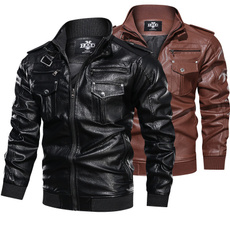 Fashion, leather, Spring, leather jacket