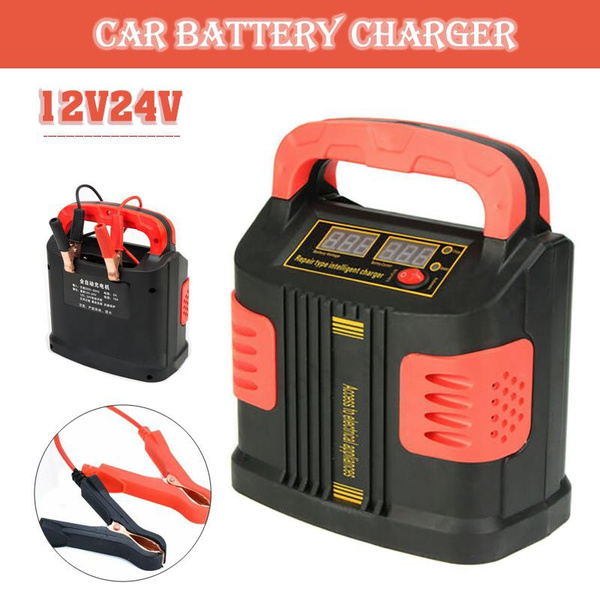 Car Battery Charger & Jump Starter 12v/24v, 24V Jump Starter