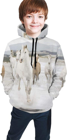 horse, boyshoodie, hoodiesforteengirl, Sleeve