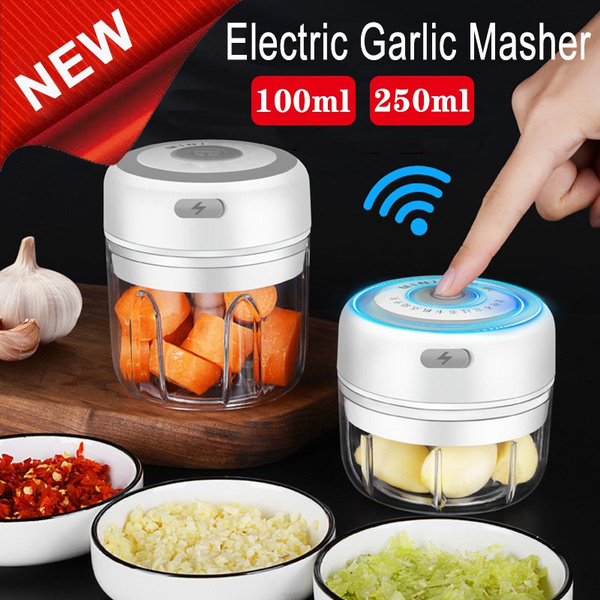 Electric Mini Garlic Chopper (Big 250ml and Small 100ml)