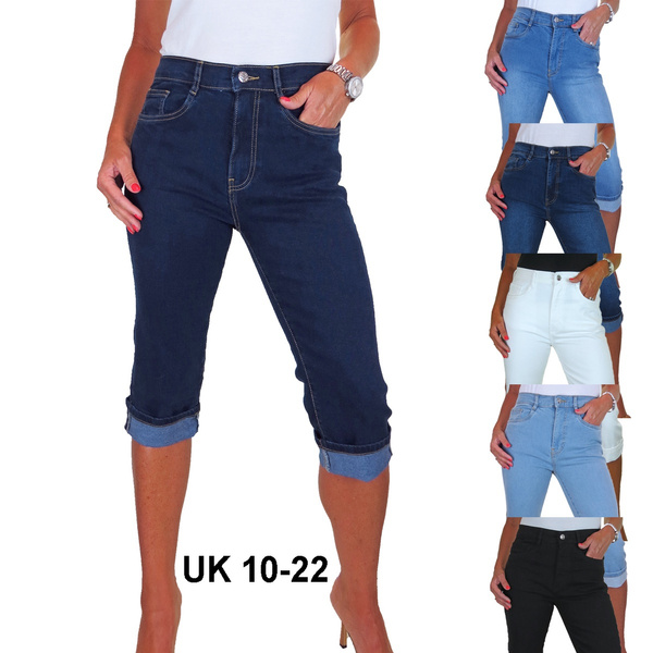 Ladies cropped 2024 jeans uk