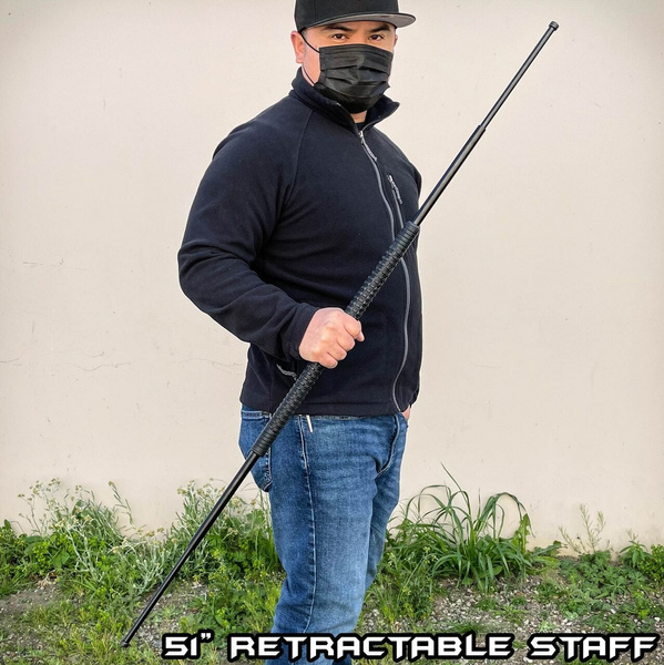 51" Tactical Self Defense Retractable Bo Staff Wish