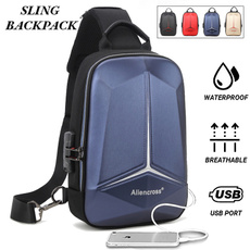 Shoulder Bags, usb, Waterproof, chestpack