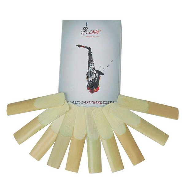 Saldi 10 Pezzi SLADE Ance In Bambù Per Sax Contralto In Eb 2.5 - Foto 9