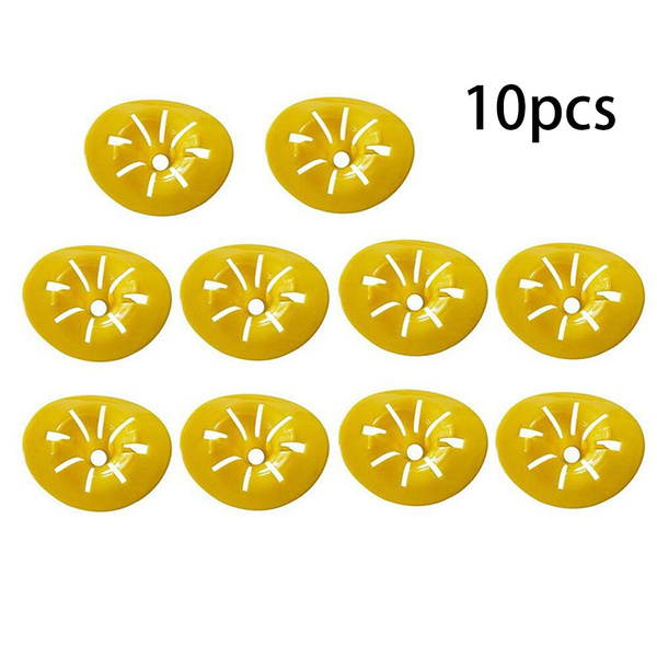 10PCS Wasp Trap Bee Catcher Traps Hornets Bottle Catcher Yellow Funnel 10PCS Wasp Trap Bee Catcher Traps Hornets Bottle Catcher Yellow Funnel