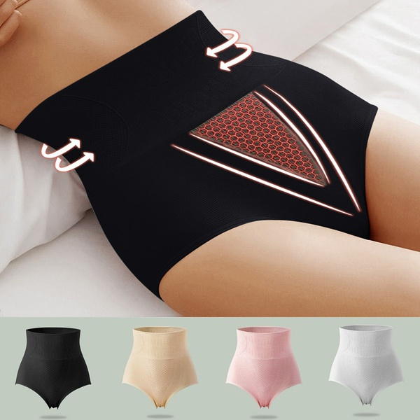 Shapers Women High Waist Body Shaper Slimming Butt Lifter Shapewear Solid  Color Underwear Tummy Control Panties 2021
